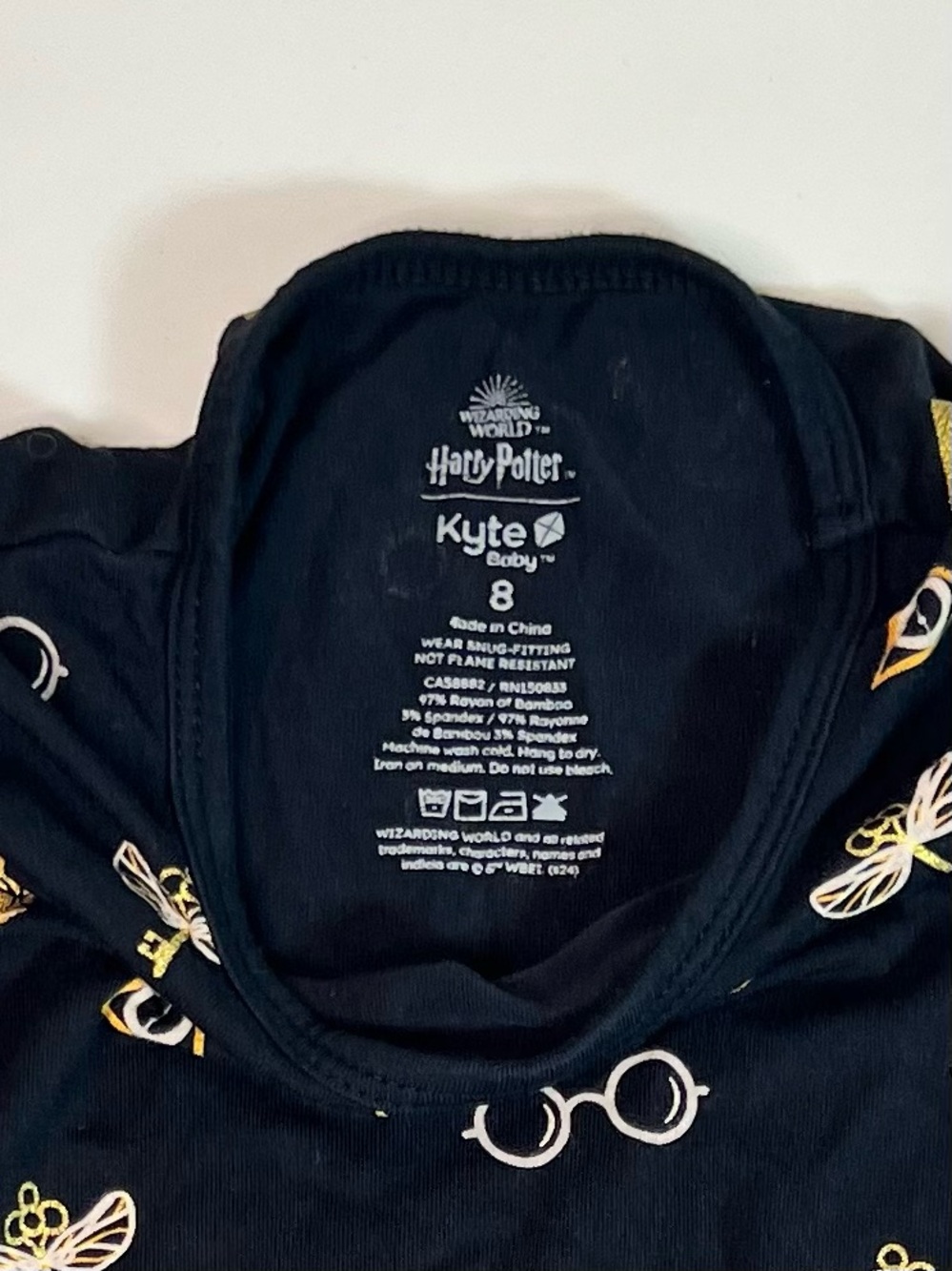 Kyte Baby Harry Potter Pajama Set Unisex Size 8 - Picture 7 of 11